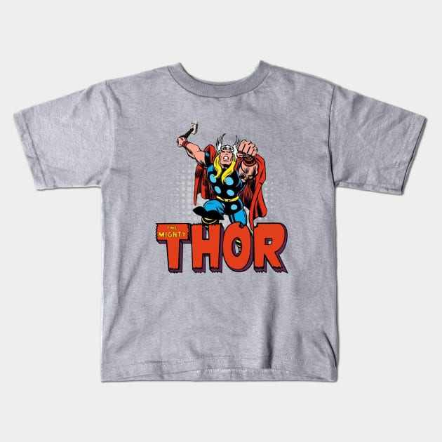 The Mighty Thor Kids T-Shirt by Vault Emporium